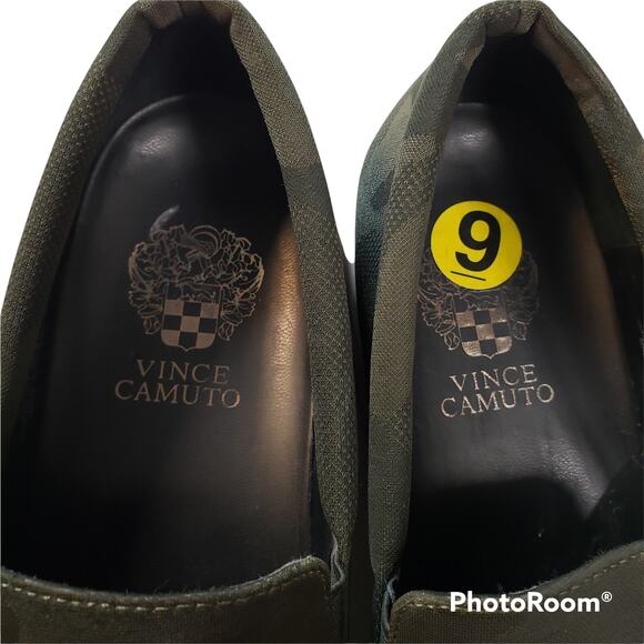 Vince Camuto Shoes Sneakers Womens 9M 40 Slip On Korli 2 Camo Green Platform - Picture 5 of 7